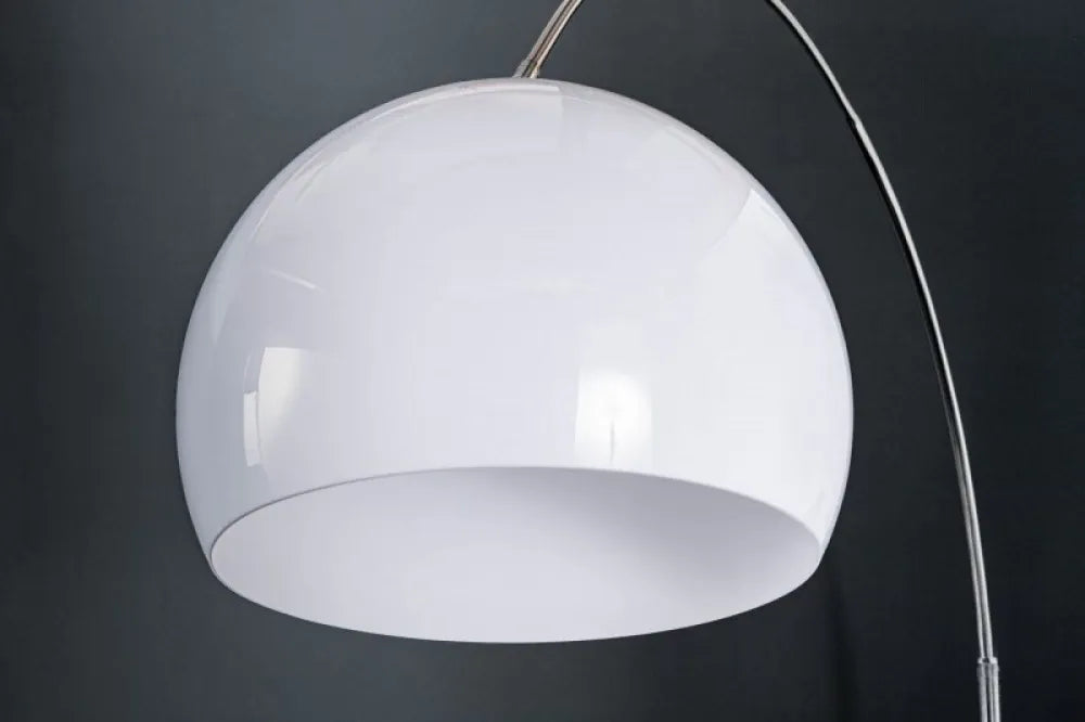 Lampa de podea din Marmura/Metal Alb si Acrilic Alb H175-205xL150-160cm Big Bow