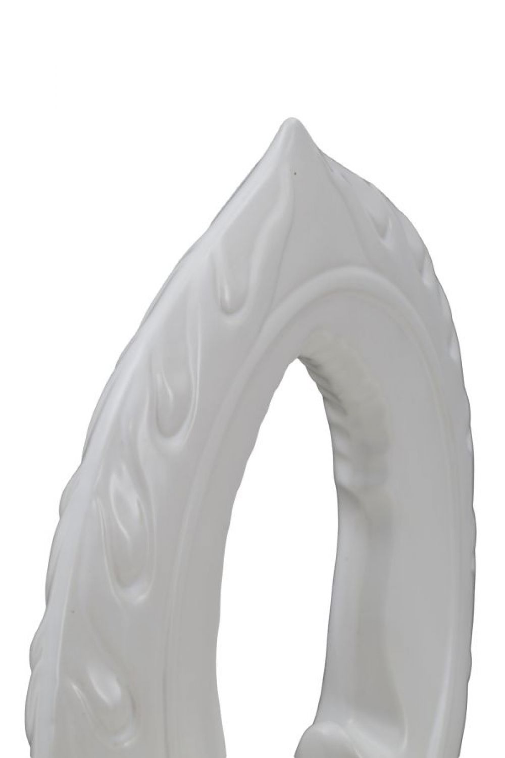 Obiect decorativ din Portelan Alb H24xL22cm Meditation