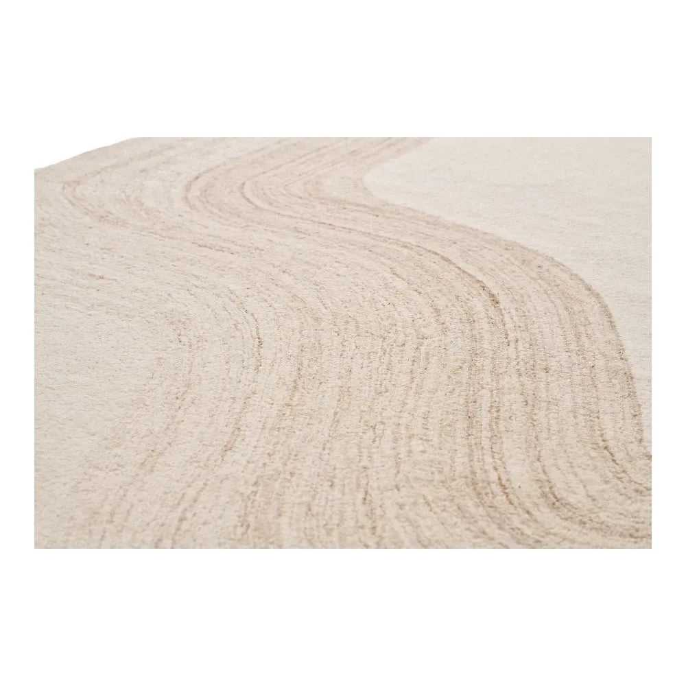 Covor din Lana Ivory/Bej 300x200cm Surat