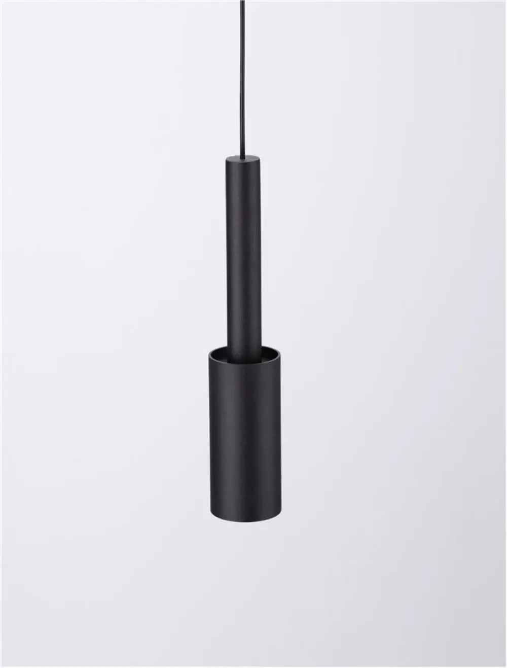 Pendul din Aluminiu Negru H200xL4cm IP20 7W 703lm 3000k JOY