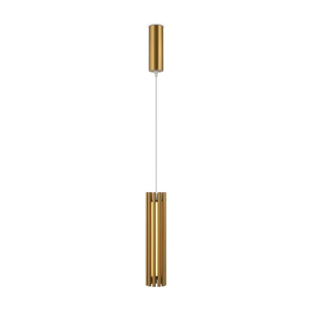 Pendul din Aluminiu si Sticla Auriu/Crem D8xH136cm Sonata