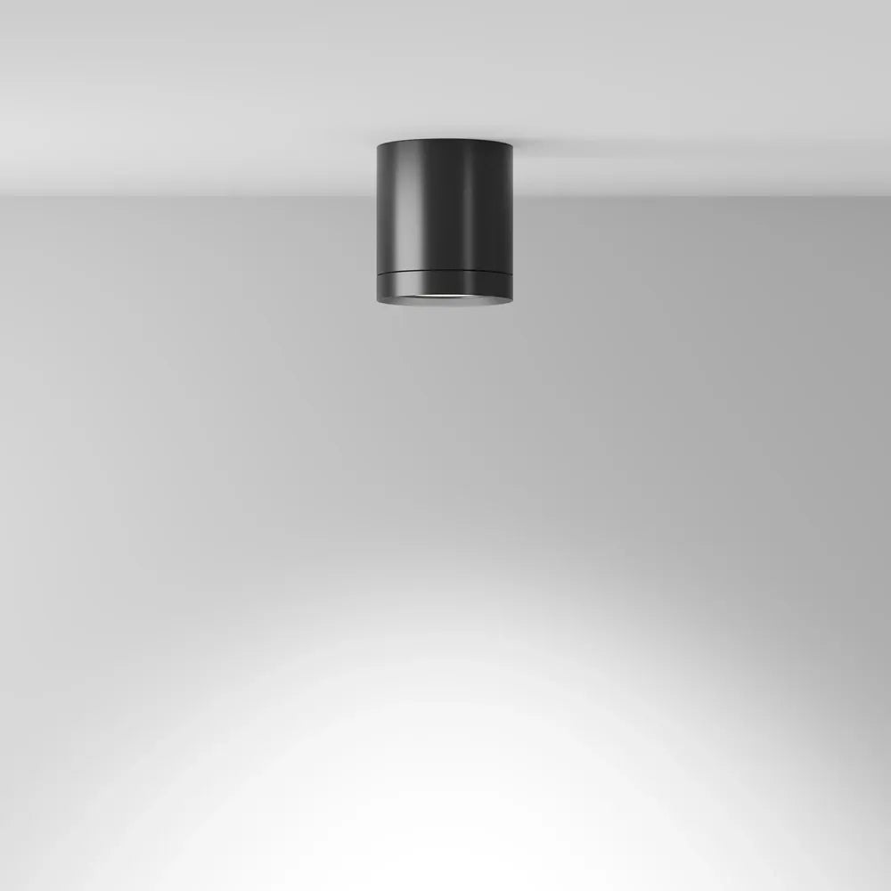 Spot aplicabil din Aluminiu Negru H10xD8.5cm IP 20 GX53 15W Hoop