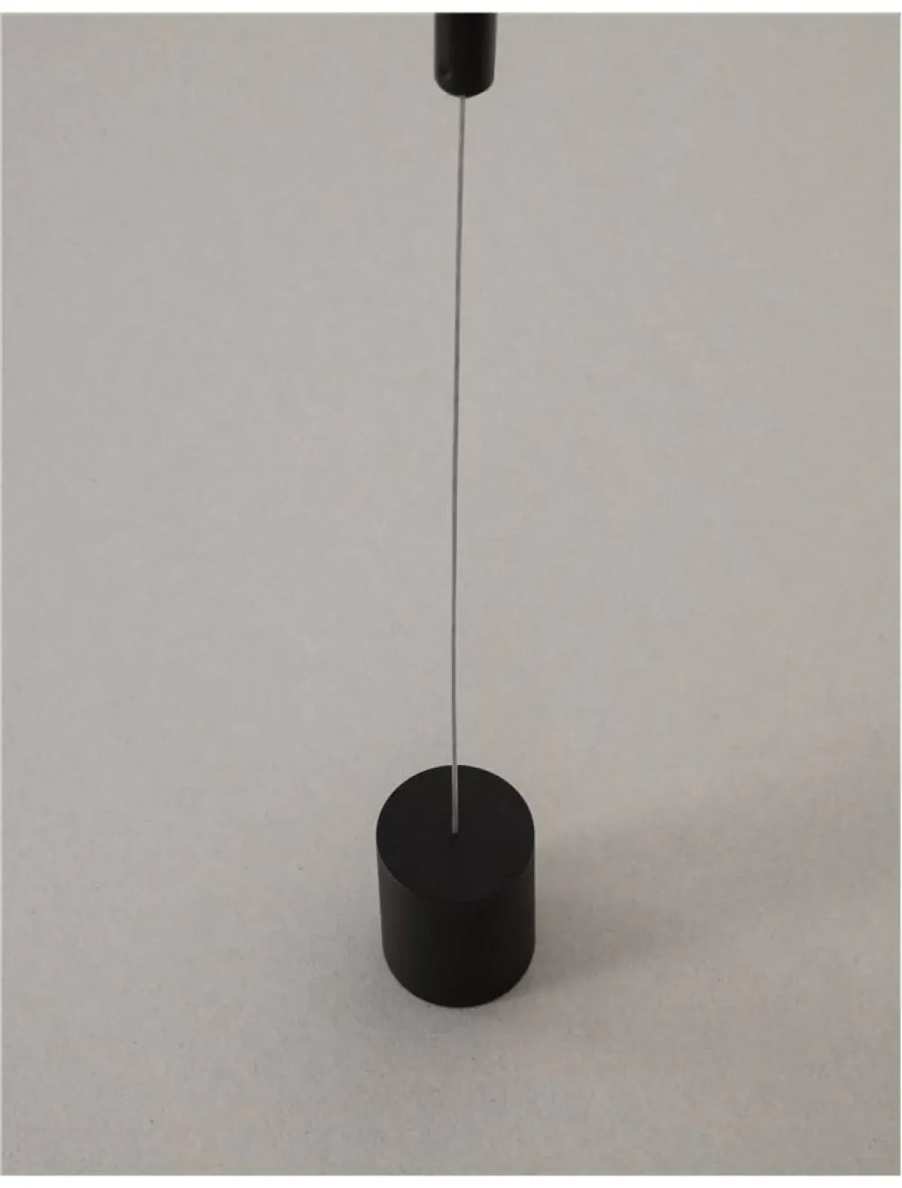 Pendul pana la podea din Aluminiu Negru H300xL7cm IP20 20W 698lm 3000k ELETTRA