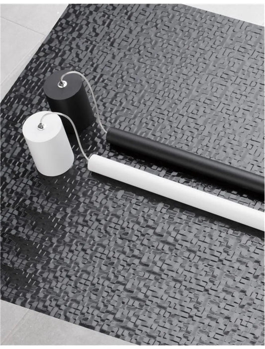 Pendul din Aluminiu Negru H150xL2.5cm IP20 3W 180lm 3000k ULTRATHIN