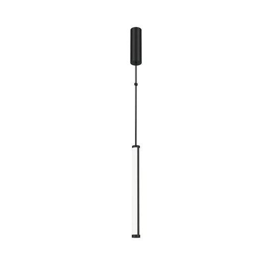 Pendul din Aluminiu si Plastic Negru/Alb H200xD4cm 18W Supersymmetry