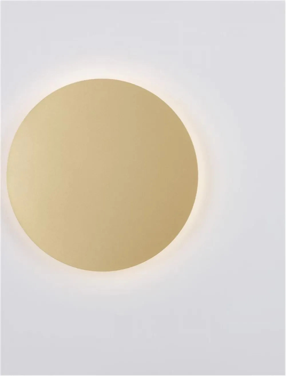 Aplica de perete din Aluminiu Auriu H30xL30cm IP20 22.5W 2300lm 3000k CYRCLE