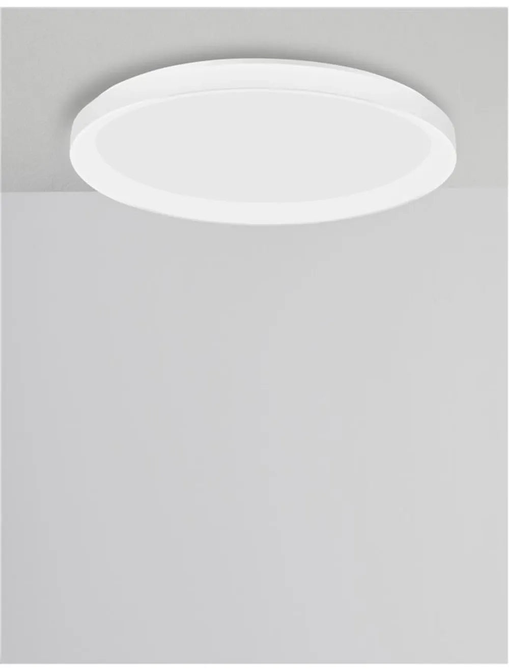 Plafoniera din Aluminiu Alb H6xL48cm IP20 38W 2175lm 2700k PERTINO