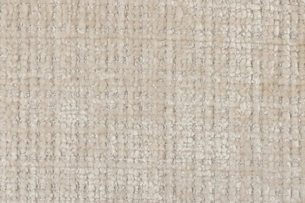 Set 2 scaune rotative tapitat cu Chenille Bej sampanie si picioare din Lemn de fag Maro H94xL61xA66cm BIG GEORGE