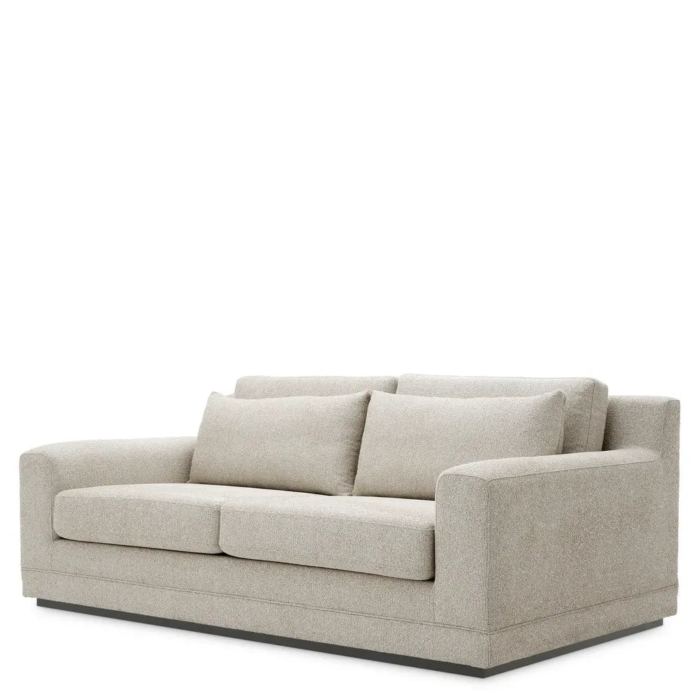 Canapea tapitat cu Stofa Bej L202xA122xH85cm Manhattan S Eichholtz