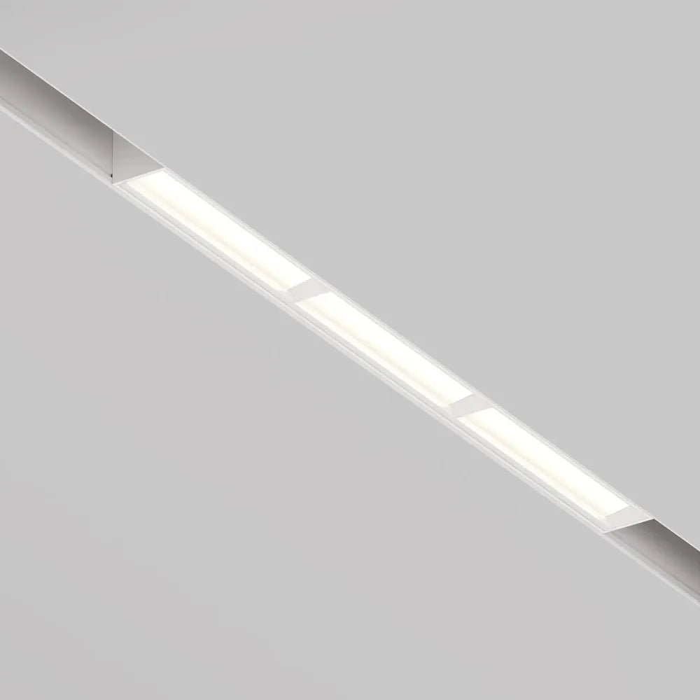 Spot dimabil pentru sina Exility din Aluminiu Alb H4.6xL32.6cm 18W 360lm 2700-6000k Parete