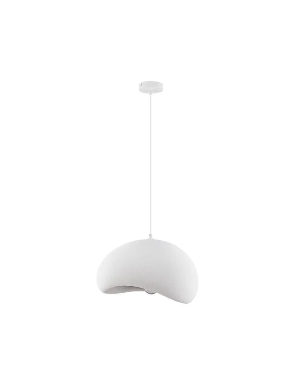 Pendul din Poliuretan si rasina Alb H250xL40cm IP20 E27 12W Lefko