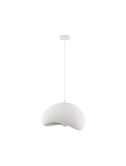 Pendul din Poliuretan si rasina Alb H250xL40cm IP20 E27 12W Lefko