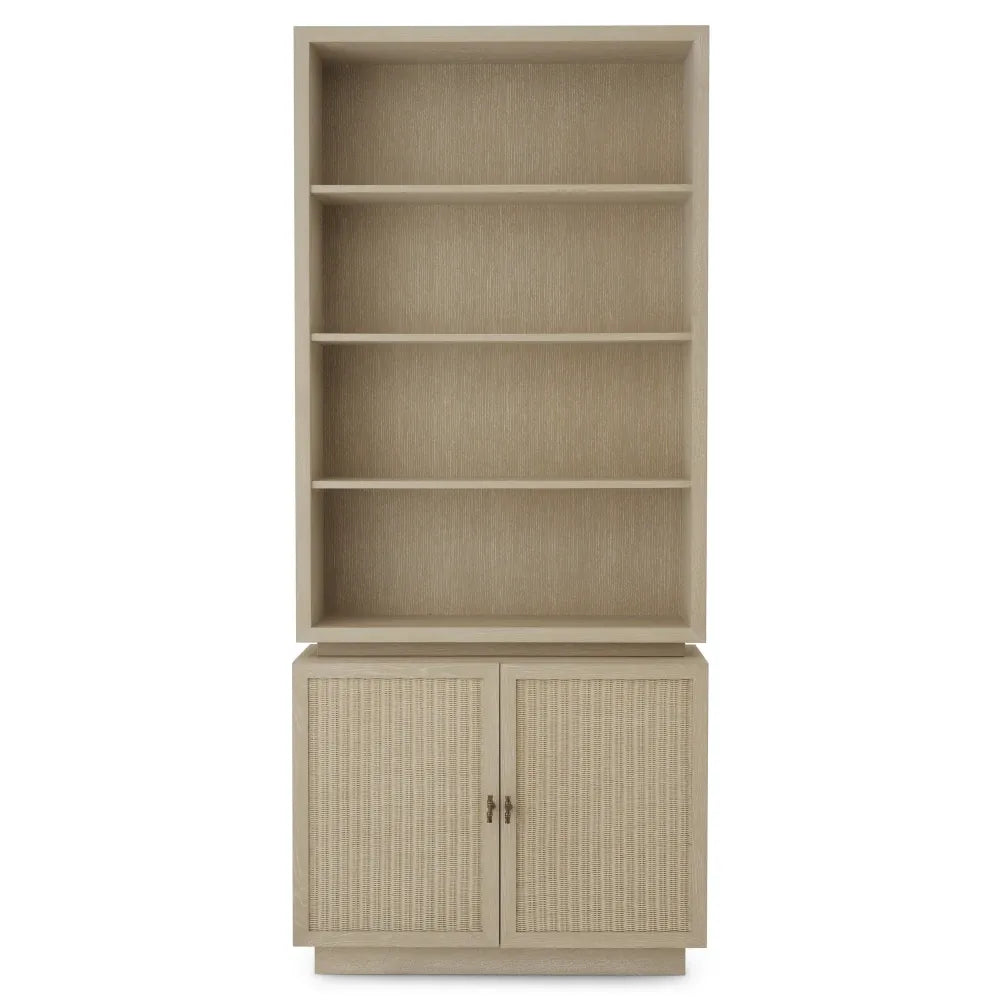 Biblioteca din Furnir de stejar Maro deschis L105xH240cm Borchard Eichholtz