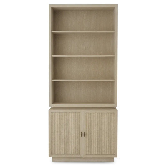 Biblioteca din Furnir de stejar Maro deschis L105xH240cm Borchard Eichholtz