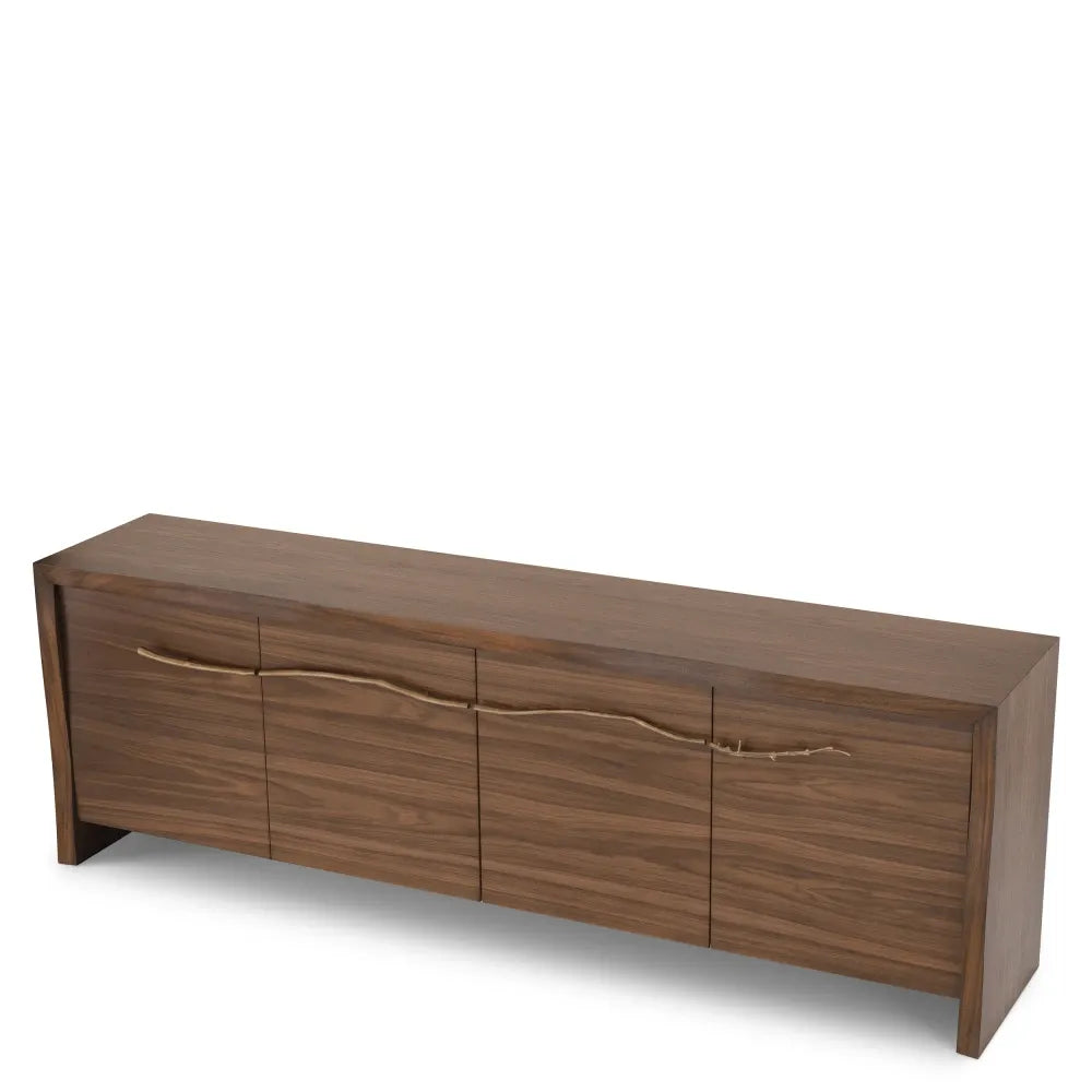 Comoda din Furnir de nuc Maro L240xH79cm Charford Eichholtz