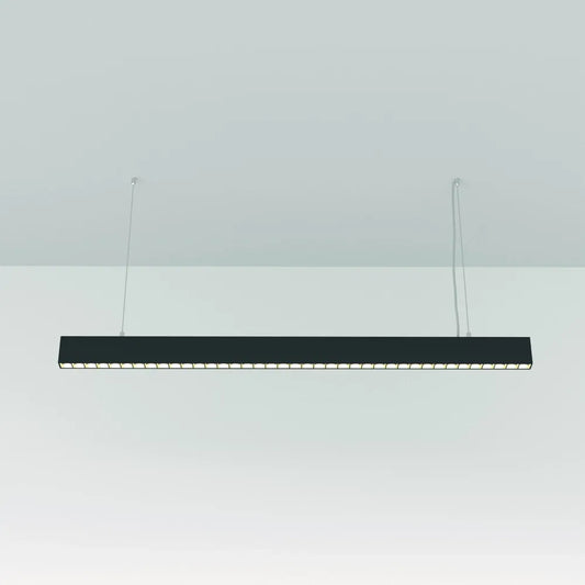 Lustra din Aluminiu Negru H280xL106.5cm IP 20 40W 3400lm 4000k Points