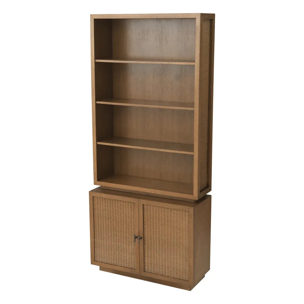 Biblioteca din Furnir de stejar Maro L105xH240cm Borchard Eichholtz