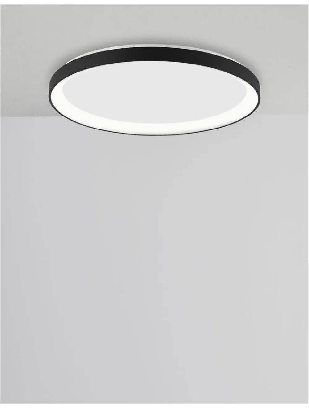 Plafoniera din Aluminiu Negru H6xL38cm IP20 30W 1785lm 2700k PERTINO
