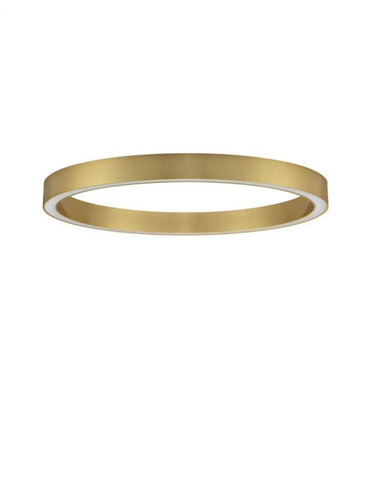 Plafoniera structura din Aluminiu Bronz si abajur din Acrilic Alb H7.8xL100cm IP20 60W 3389lm 3000k STING