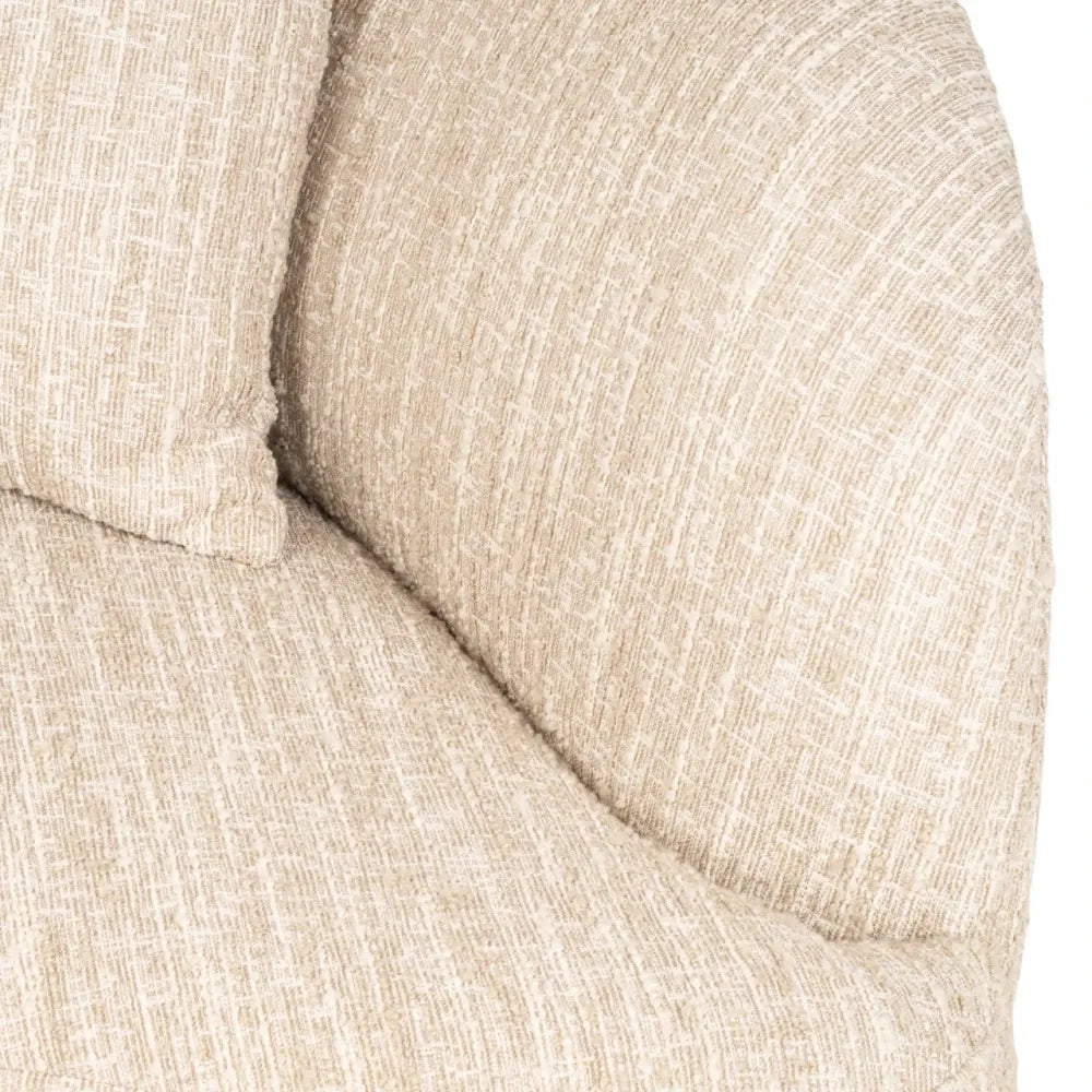 Coltar cu orientare stanga tapitata cu stofa Bej 320x170cm Pandora Richmond interiors