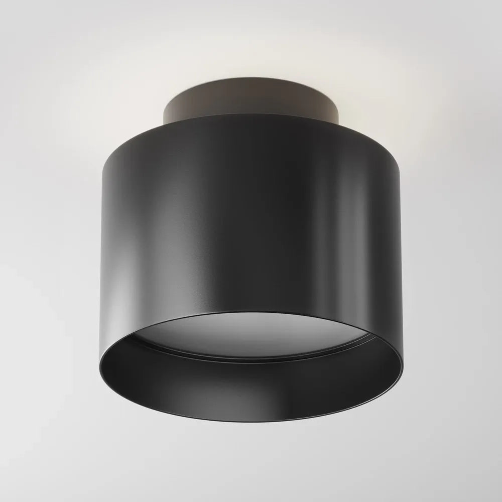 Spot aplicabil din Aluminiu Negru H9xD10cm IP 20 12W 500lm 4000k Planet