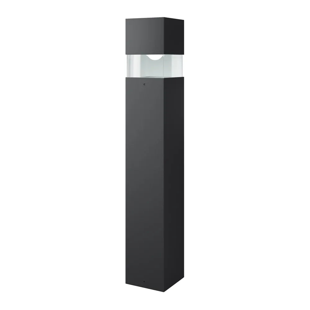 Stalp exterior din Metal Negru H60xL10cm Quadra