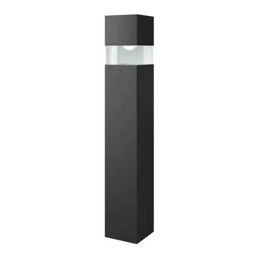 Stalp exterior din Metal Negru H60xL10cm Quadra