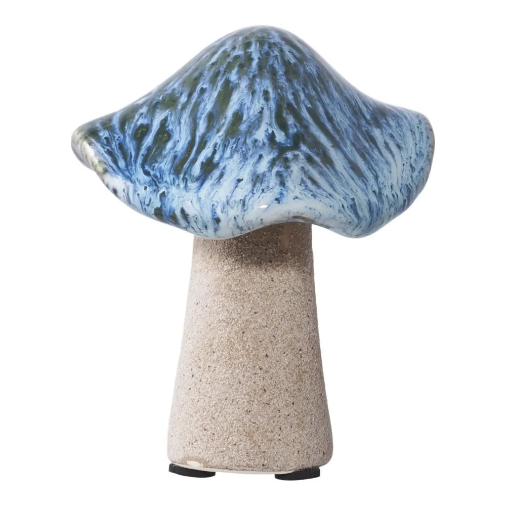 Ciuperci decorative din Ceramica Multicolor H9.3 /11.5/14xD7.4/8.5/10.5cm Mushrooms