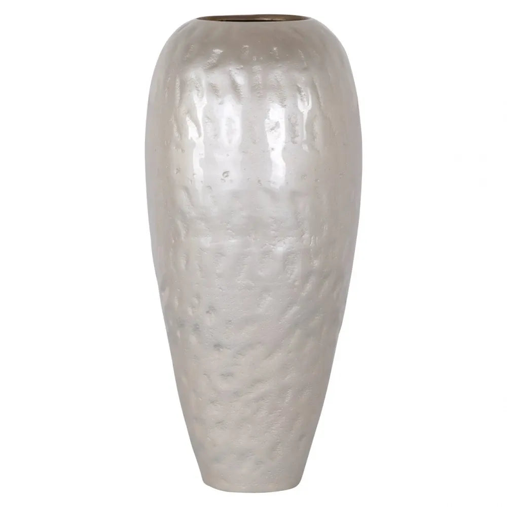 Vaza decorativa din Aluminiu Alb D19xH39cm Jildou  Richmond Interiors