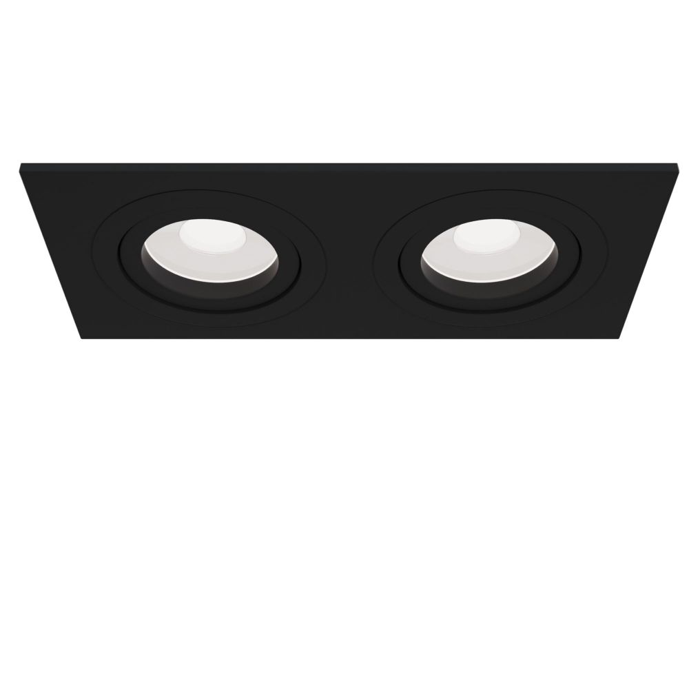 Spot incastra din Aluminiu Negru L18xH7cm Atom