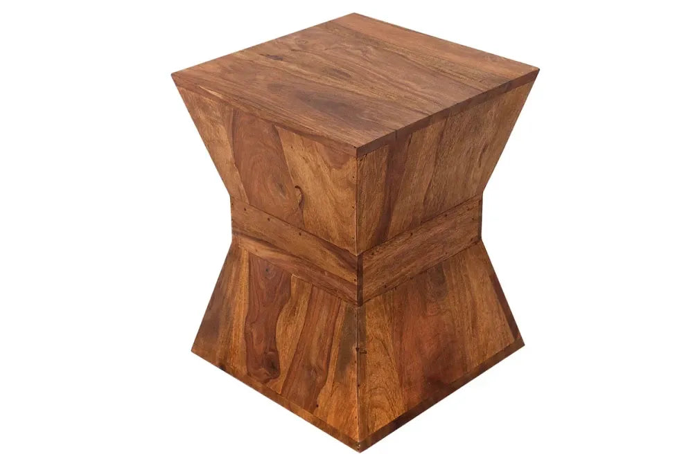 Masuta laterala din Lemn de sheesham Maro L35xH45cm Pyramid