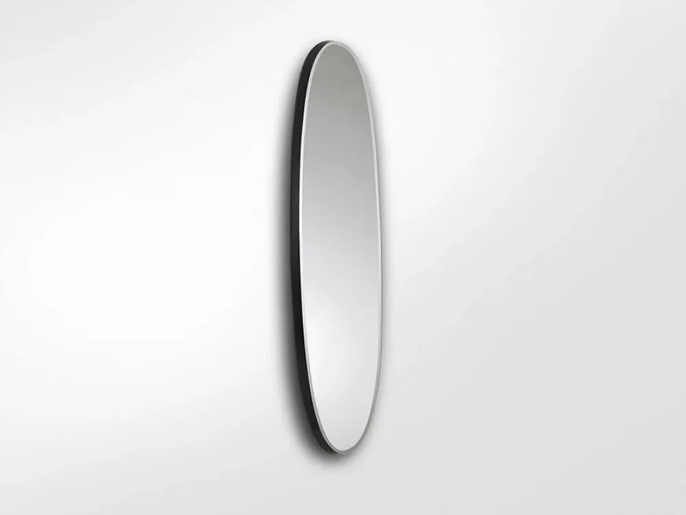 Oglinda Ovala cu rama din MDF Negru H136xL36xA4cm Aries