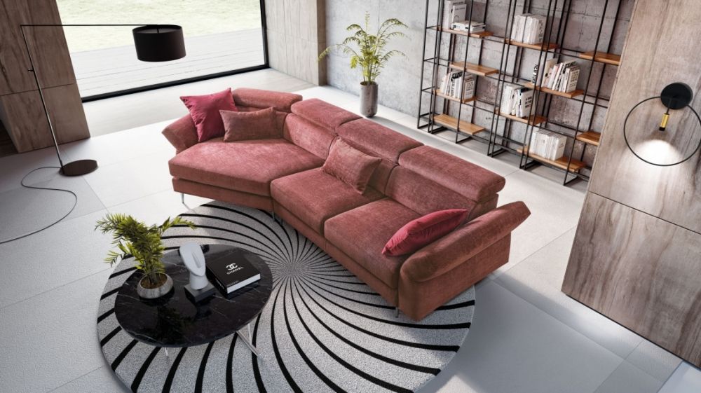 Canapea extensibila customizabila Aurora L334cm