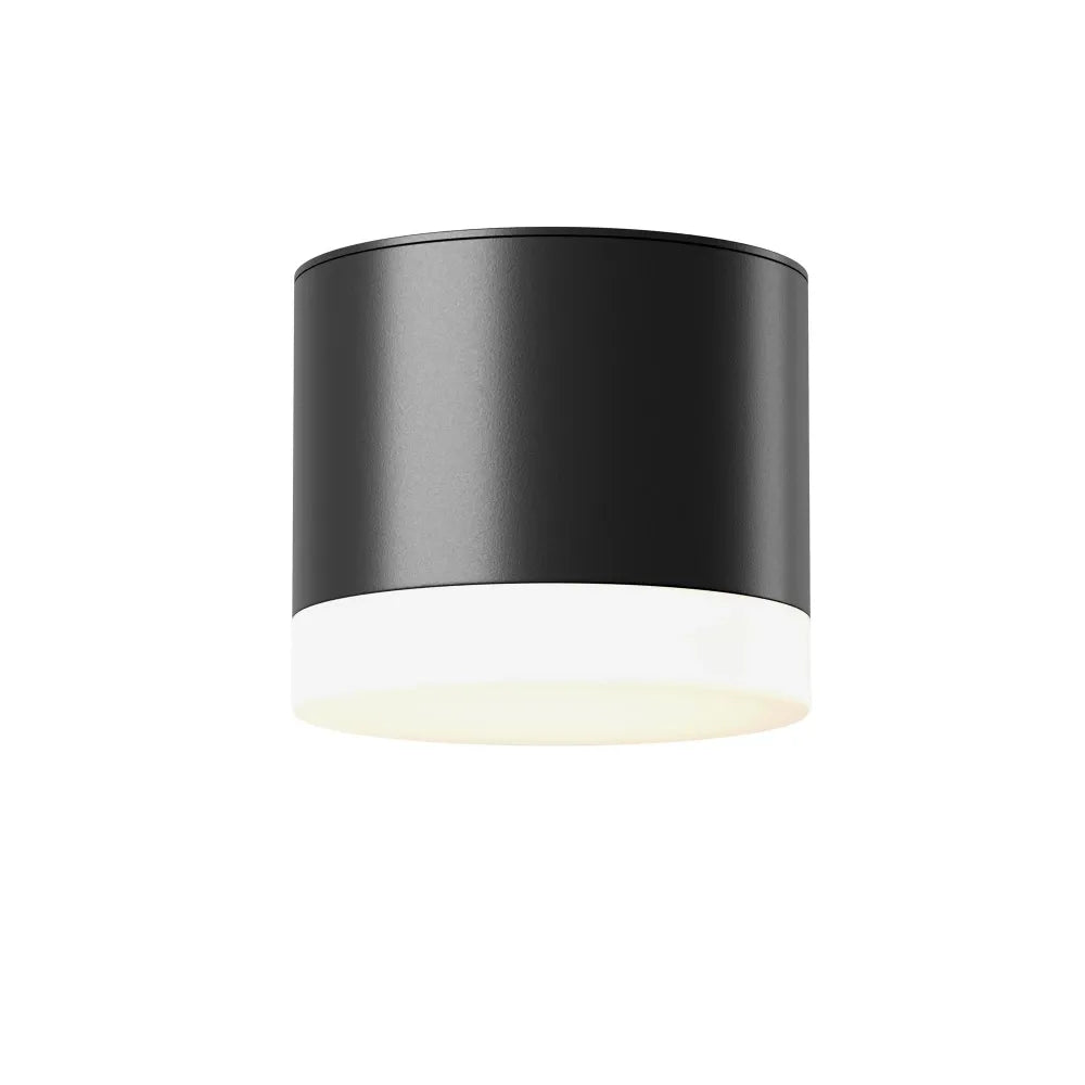 Spot aplicat din Aluminiu/Acrilic Negru H7xD8.2cm Pauline