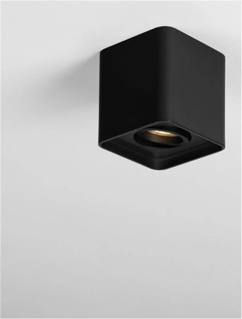 Spot aplicat din Aluminiu Negru H11.5xL8.5cm IP20 10W GU10 Monique
