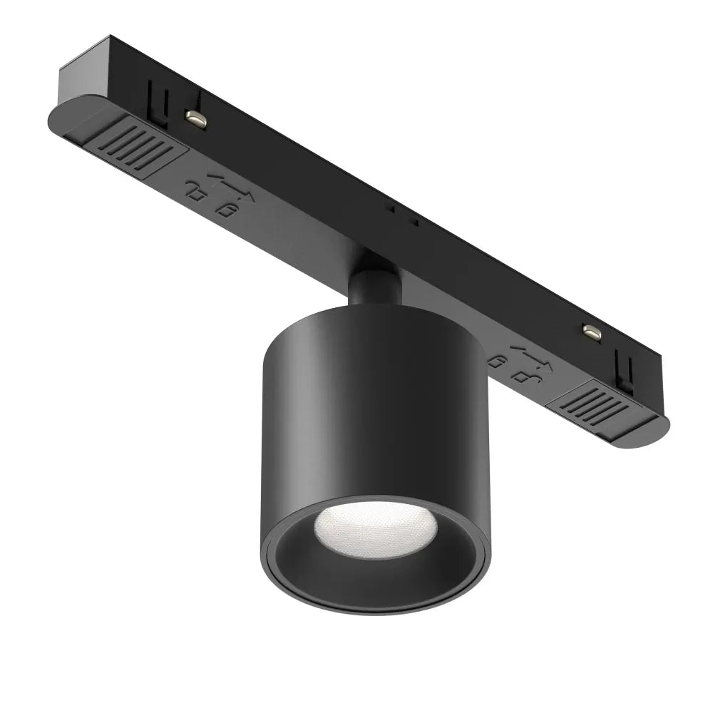Spot dimabil smart pentru sina Exility din Aluminiu Negru H9.6xL19.3cm 7W 360lm 2700-6000k Alfa S