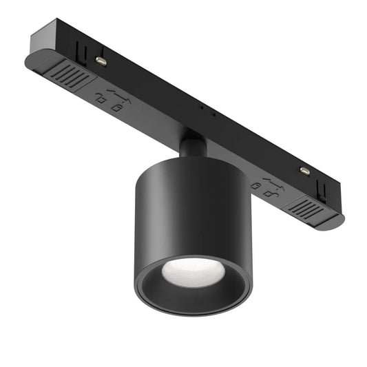 Spot dimabil smart pentru sina Exility din Aluminiu Negru H9.6xL19.3cm 7W 360lm 2700-6000k Alfa S