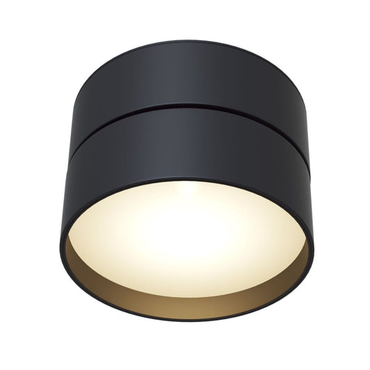 Spot aplicabil din Aluminiu Negru 18W 1100lm 4000k D12xH8cm Onda