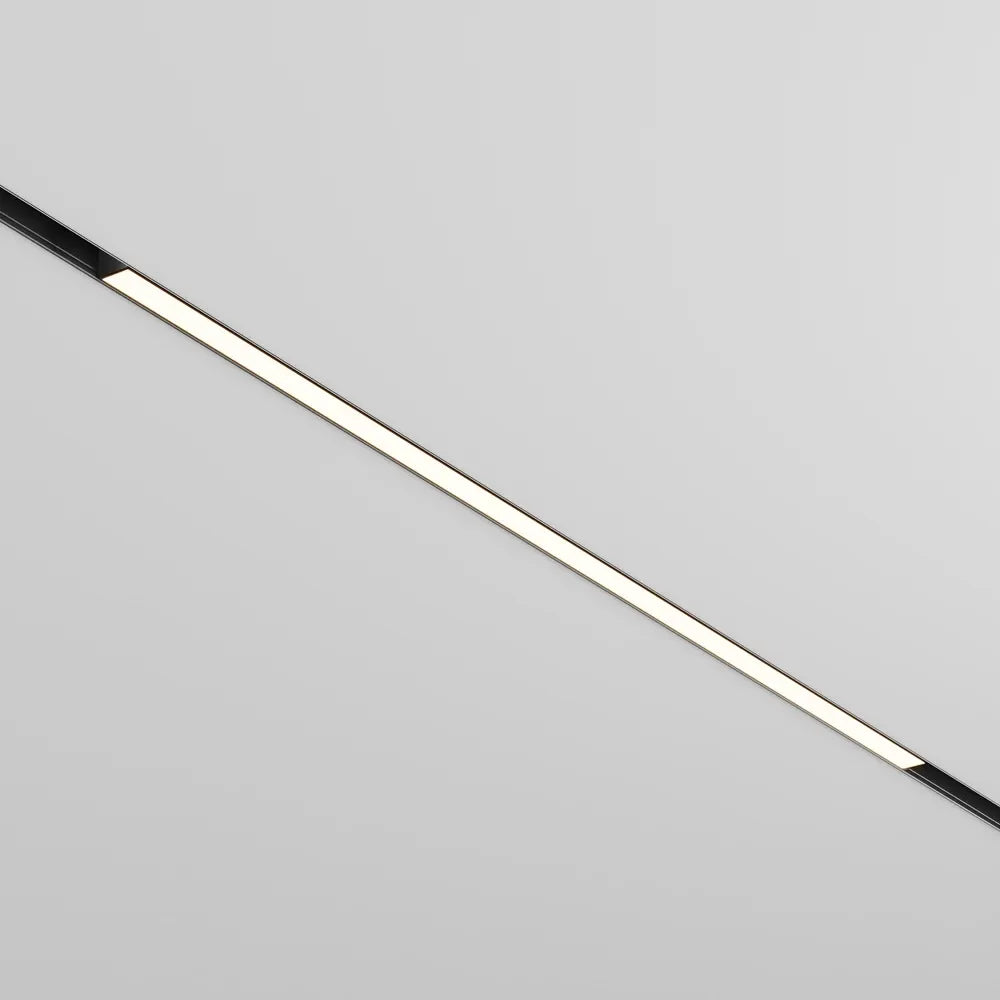 Spot dimabil pentru sina magnetica Exility din Aluminiu Negru 30W 1650lm 2700-6000k L90xH4cm Basis