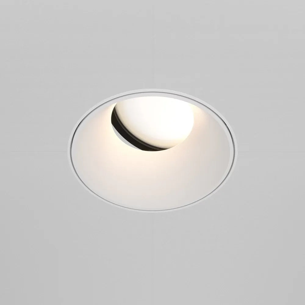 Spot incastrat rotund din Aluminiu Alb H4xD10cm IP 20 GU10 10W Share