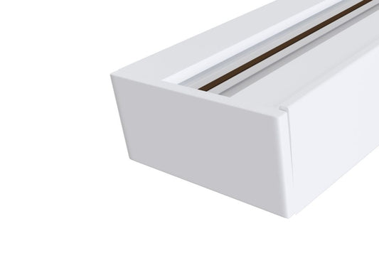Sina aplicata Busbar trunkings Alb LED L200xH2cm