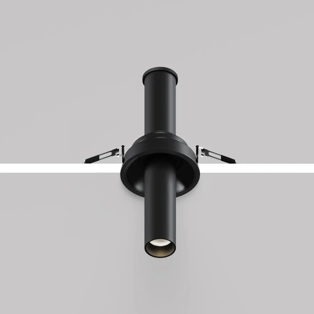 Spot incastrat din Aluminiu Negru H21.6xD3cm 7W 460lm 3000k Focus T