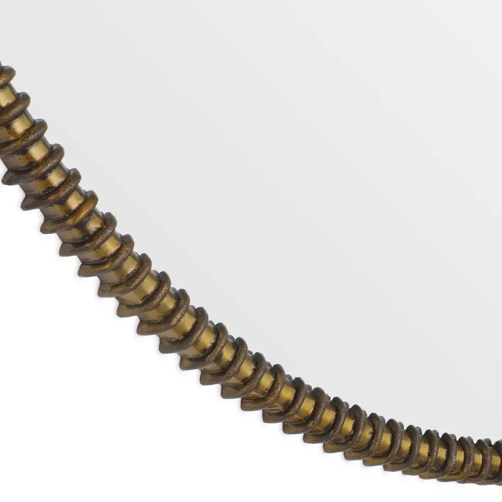 Oglinda cu rama din Metal/MDF Alama D124cm Vezzola Eichholtz