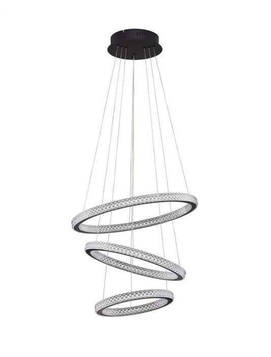 Candelabru din Aluminiu Negru H120xL51cm IP20 69W 3900lm 3000k GINEVRA