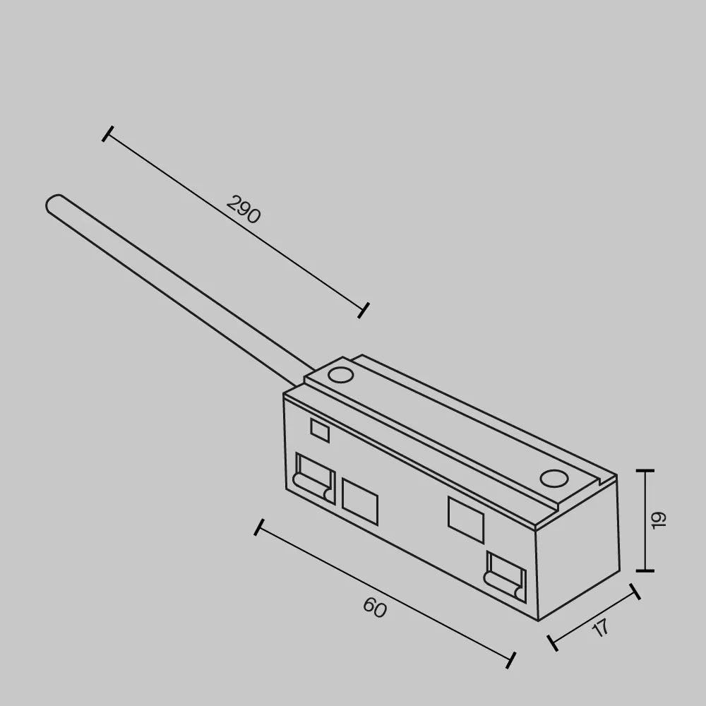 Element alimentare sina magnetica din Plastic Alb Accessories for tracks Exility