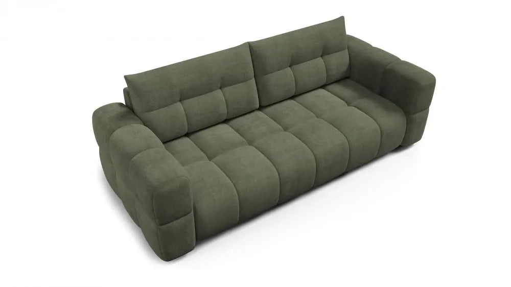 Canapea tapitata cu material pet friendly Alias verde L241x104cm