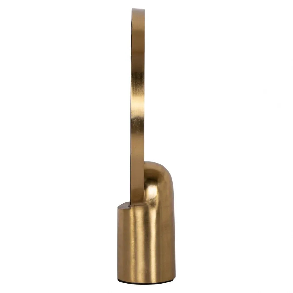 Oglinda de masa din Metal Auriu L25xH35cm Gaby Richmond interiors