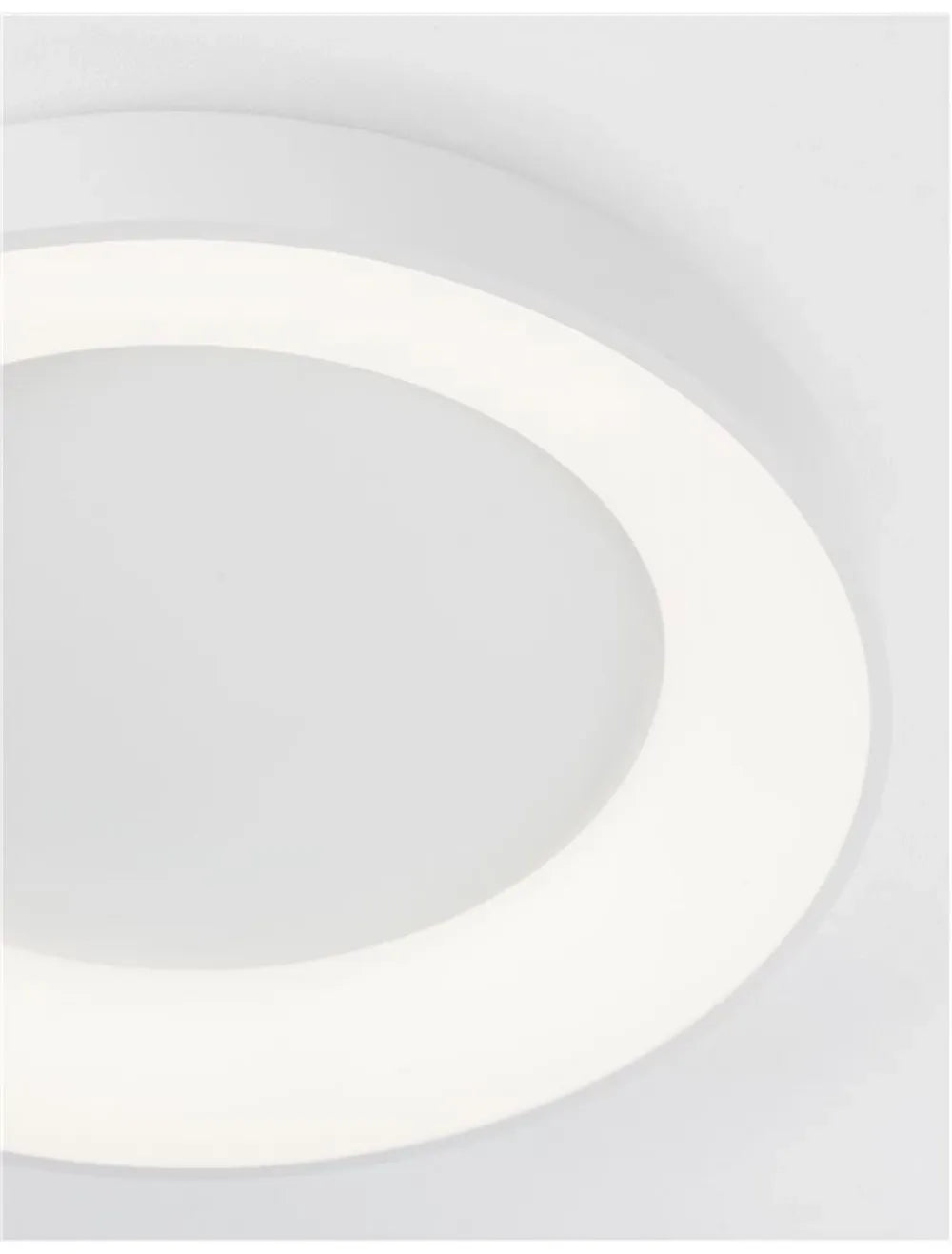 Plafoniera structura din Aluminiu Alb si abajur din Acrilic  H9xL60cm IP20 50W 2864lm 3000k RANDO THIN