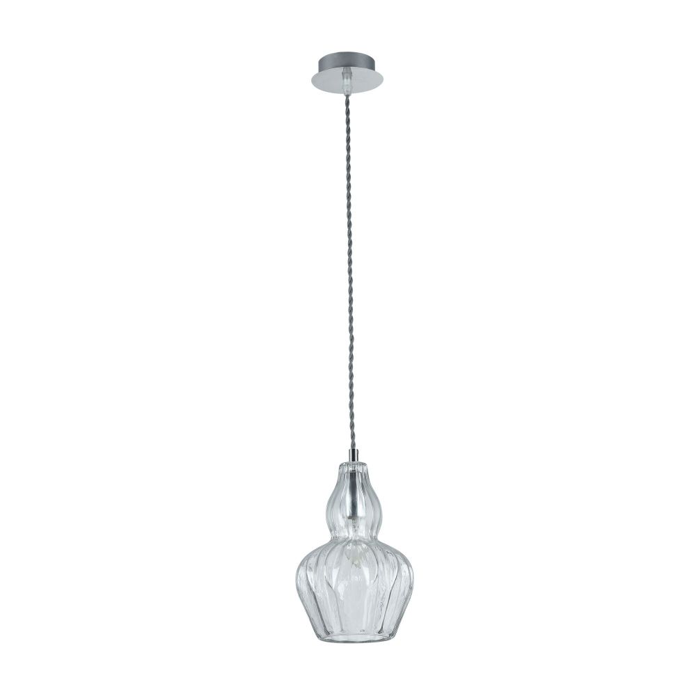 Pendul cu inaltime reglabila din Sticla Transparent D16xH143cm Eustoma