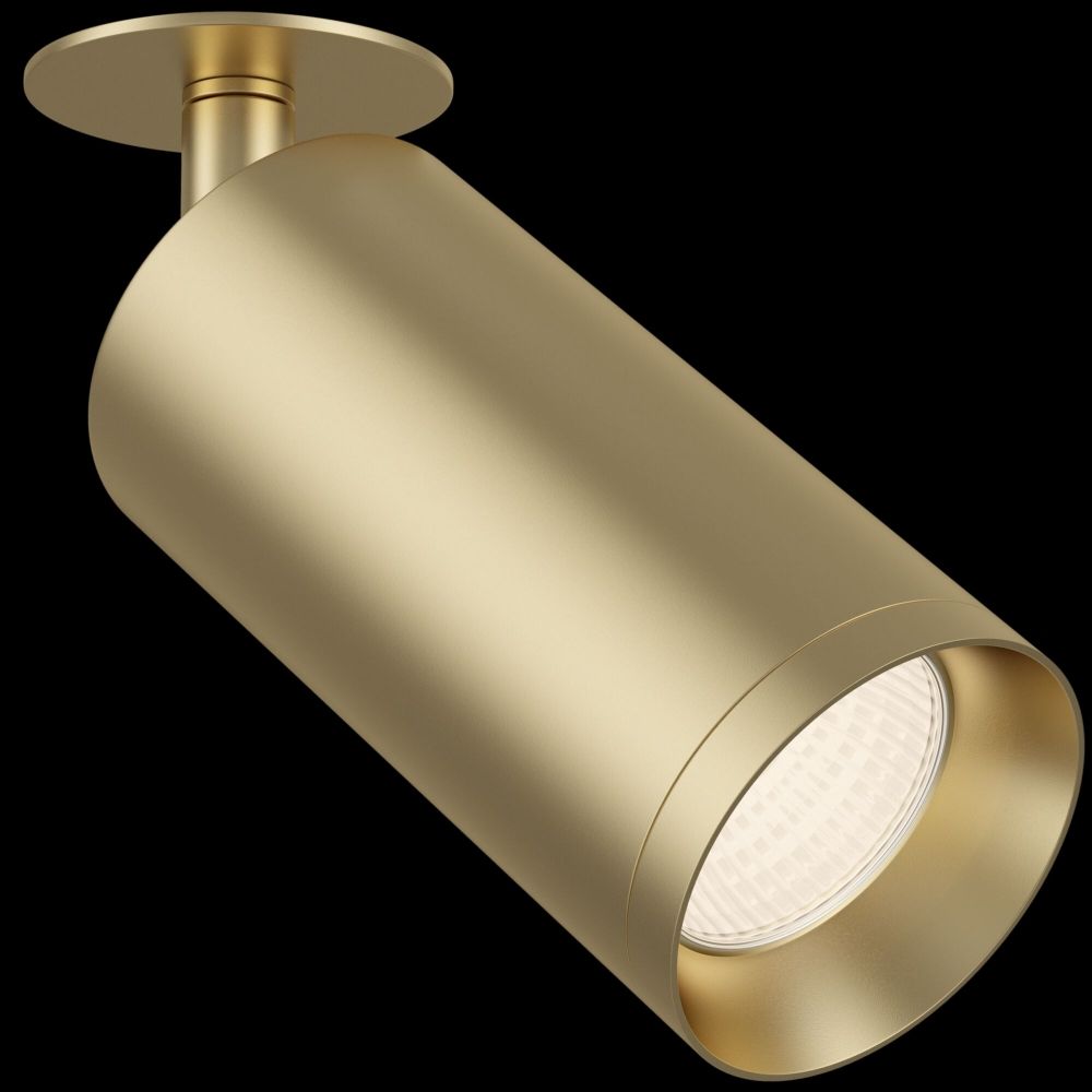 Spot incastrat din Aluminiu Auriu D6xH20cm FOCUS